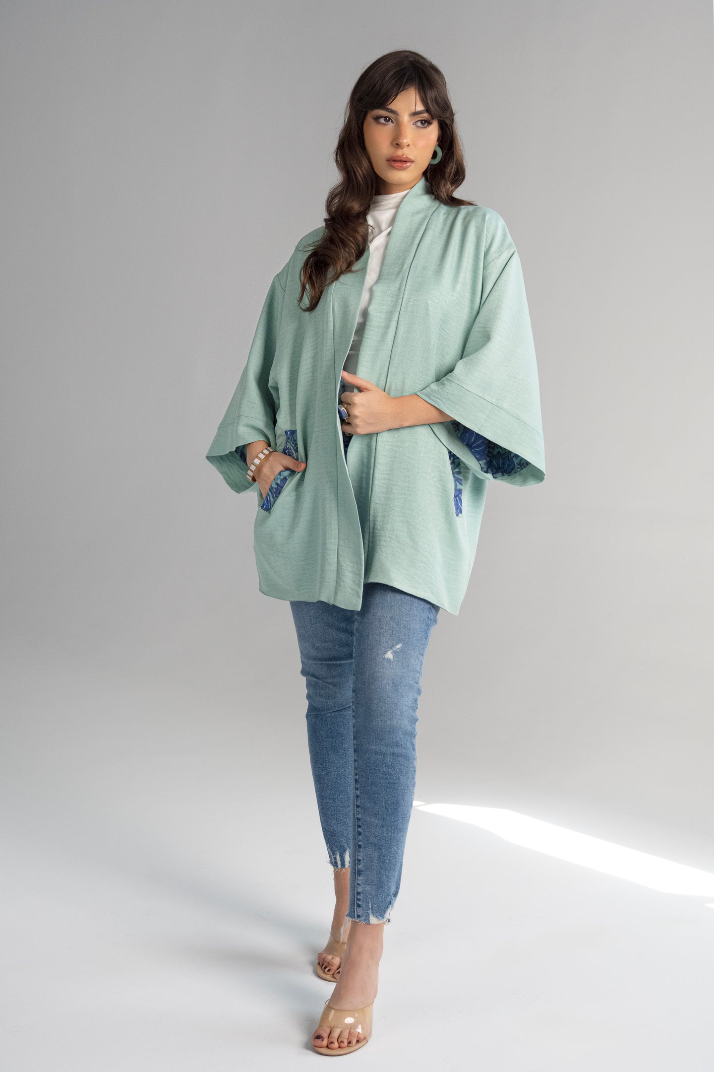 Iris - Mist Reversible Cardigan